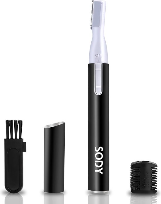 Originele® Zwart Wenkbrauw Trimmer | Precisietrimmer |Gezichtshaar verwijderen | Gezicht Ontharing | Trimmer | Wenkbrauw scheermesje | Dames | Heren