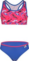 BECO ocean dinos - bikini voor kinderen - roze - maat 128