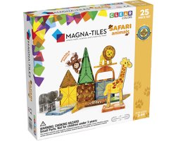 foto van Magna Tiles - Safari Animals Dieren - Magnetisch Speelgoed 25st