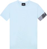 Malelions - T-shirt - Light Blue/Grey - Maat 176