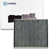 AllSpares CleanAir Plus Koolstoffilter voor afzuigkappen geschikt voor Bosch Siemens Neff 678460 (230x189x100mm)