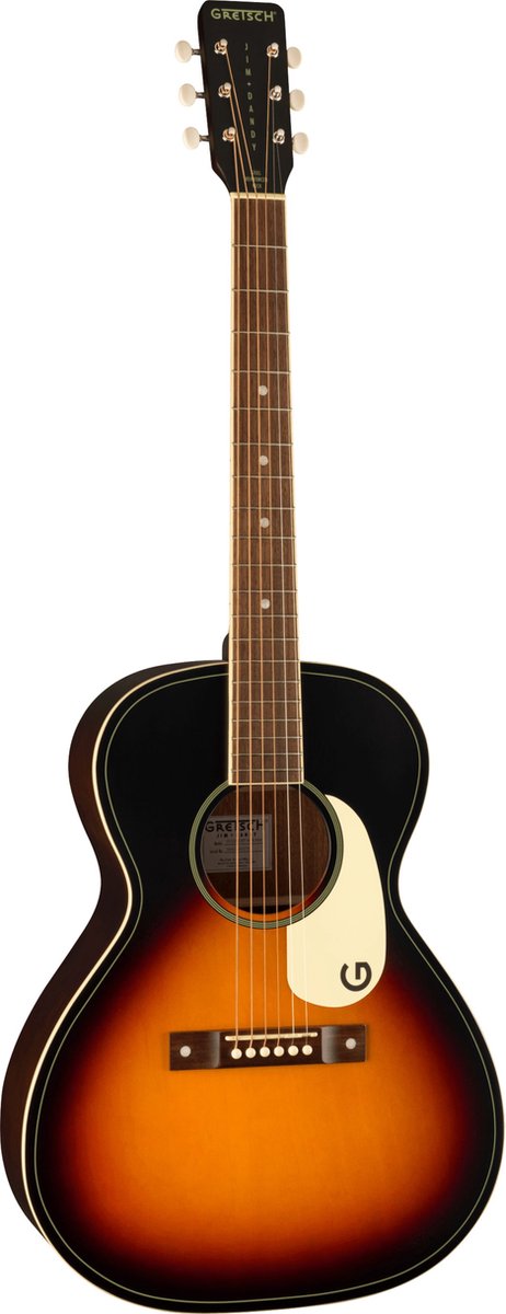 Gretsch Jim Dandy Concert Rex Burst WN White Pickguard akoestische westerngitaar