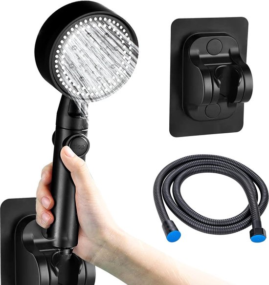 Luzzo® Flat doucheset bestaande uit douchekop met slang - Chroom