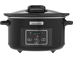 CrockPot Slow Cooker zwart 4,7L Klapdeksel new DNA