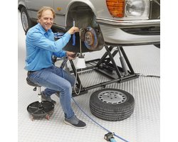 Datona® Vacuüm Remontluchter - Voor Auto’s en Motoren - Zelfstandig Remmen Ontluchten - Inclusief Reservoir, Slang en Vulfles