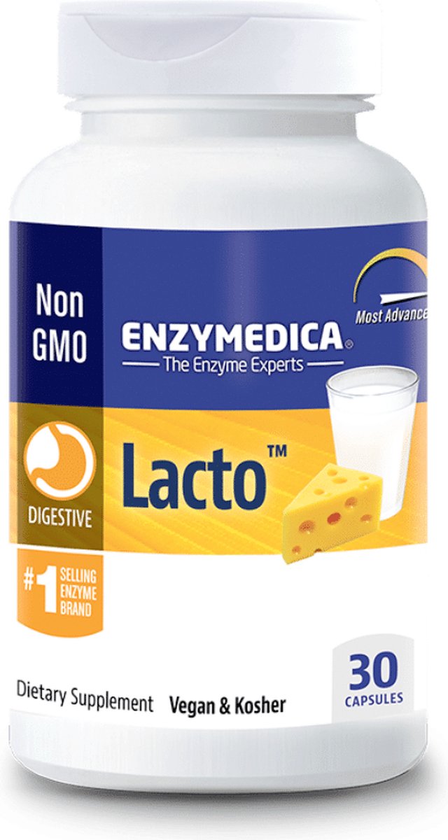 Goedkoopste Lacto van Enzymedica - 90 capsules