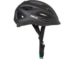 AGU GO Kids Fietshelm Kind - Kinderhelm Zwart - Fietshelm One Size 48-54 CM - Voldoet aan EN1080 Keurmerk