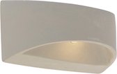 QAZQA adelaide - Applique - 1 lumière - D 100 mm - Grijs