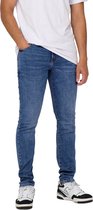 Only & Sons Heren Jeans ONSLOOM SLIM 6756 slim Fit Blauw 34W / 30L Volwassenen