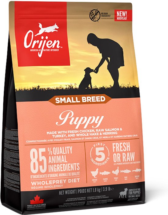Orijen Whole Prey Hondenvoer Puppy Small Breed 1,8 kg