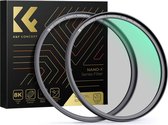 K&F Concept - Magnetisch Polarisatiefilter - Circulaire Coating - Magnetische Bevestiging - Fotografie Accessoire - Lensfilter - Verbeterde Kleurweergave - Vermindering van Schittering - Compatibel met Diverse Lenzen