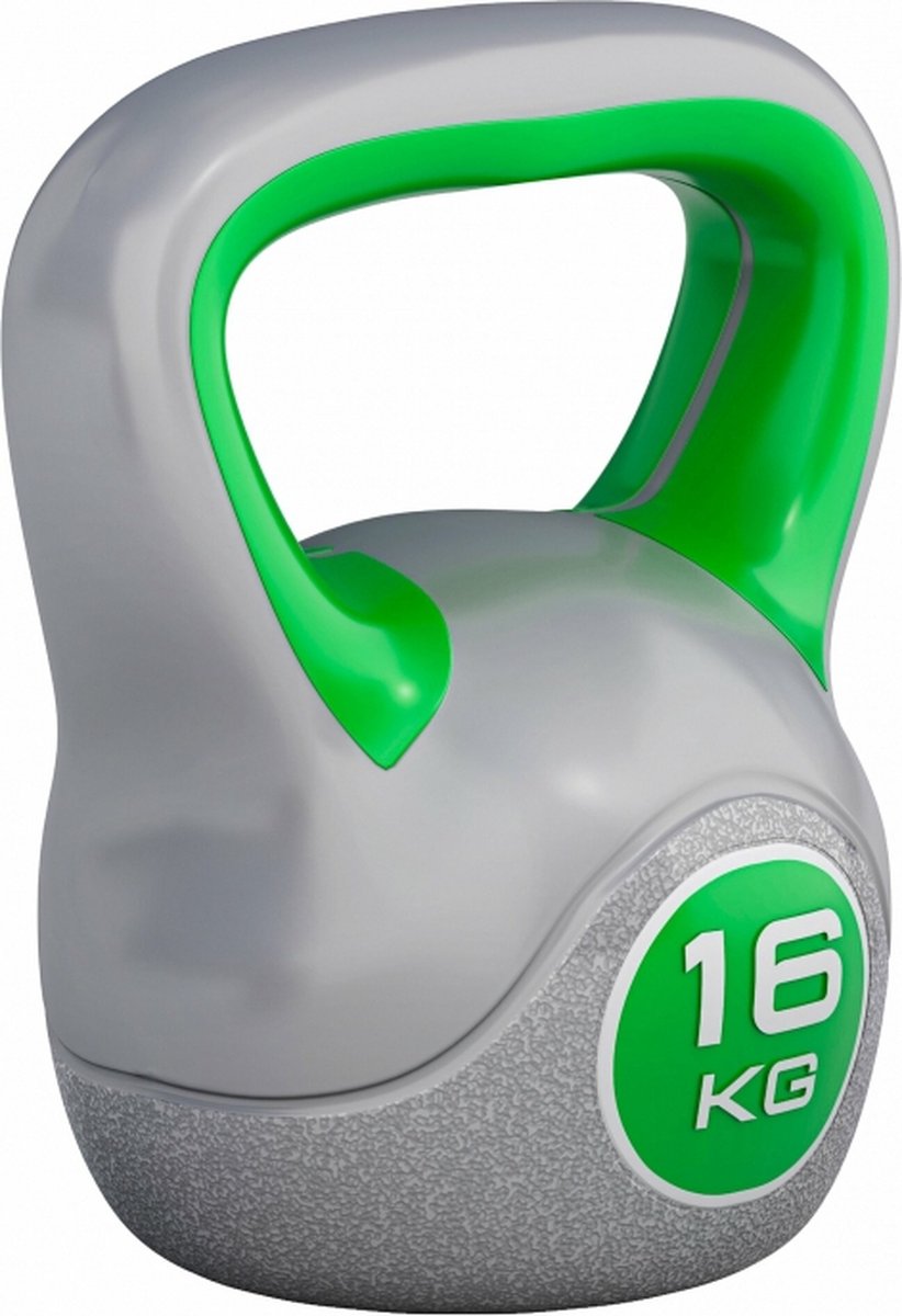 Gorilla Sports Kettlebell - Kunststof Trendy - 16 kg