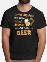Some Mamas play Bingo Real Mamas Drink Beer - T Shirt - CraftBeer - BeerLovers - DrinkLocal - BeerMe - Bierliefhebbers - BierBrouwerij - Proost - SpeciaalBier