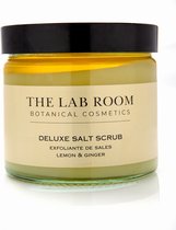 The Lab Room - Deluxe Oil Salt Scrub - Zeezout Scrub Met Voedende Olie - Zoutscrub - Verzacht - Citroen en Gember - Biologisch - 250 ml