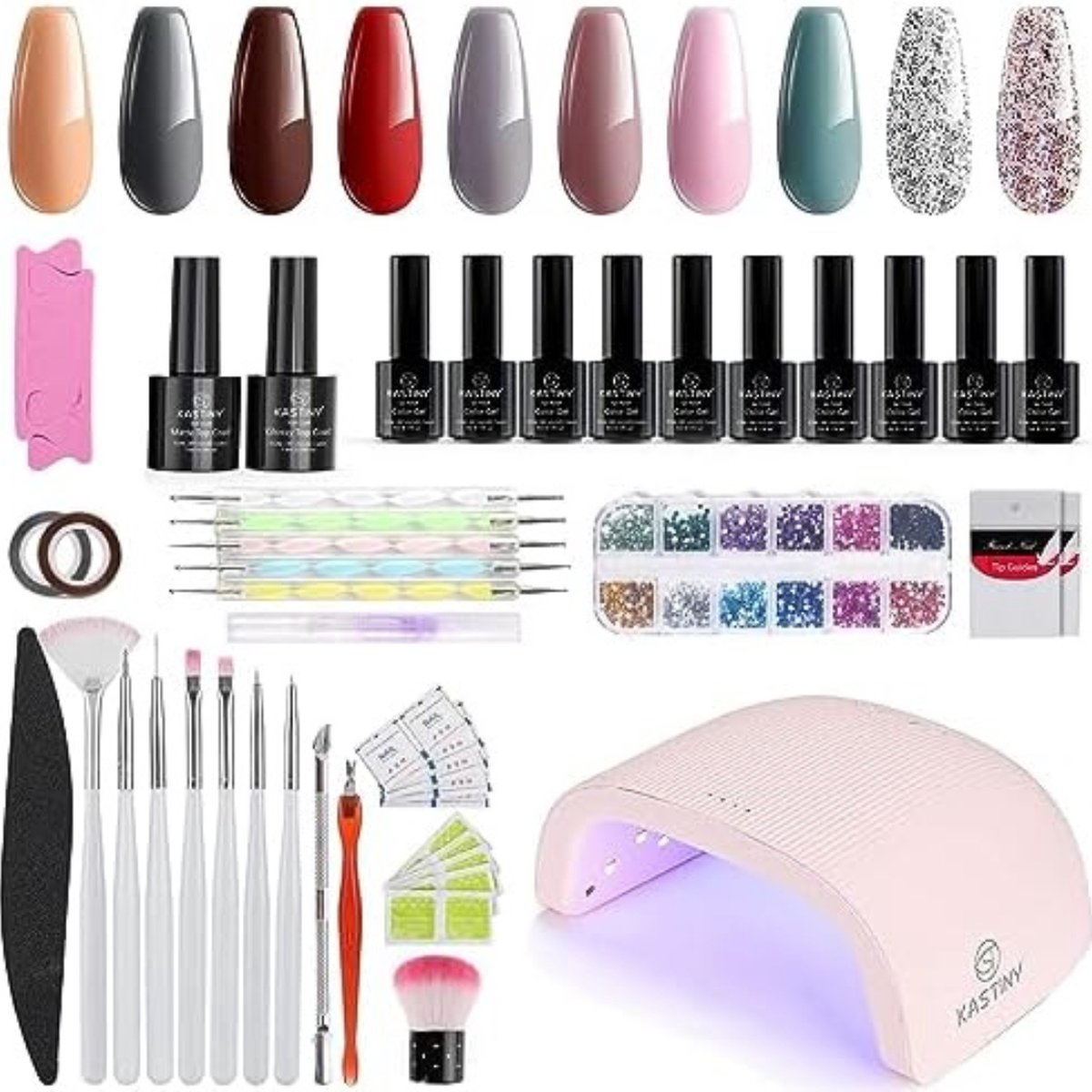 Goedkoopste Uv Lamp Gelnagels Starterspakket - Gellak Starterspakket - Gelnagel Set