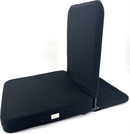 Chaise de méditation ZENZES® noir 45x50cm | bol