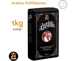Arabica koffiebonen - Zicaffè Antico Aroma 1KG - Siciliaanse topkwaliteits koffie - Espresso koffie uit Italië