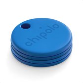 Chipolo One - Bluetooth Tracker - Keyfinder Sleutelvinder - 2-Pack - Blauw