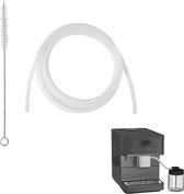 Melkslang voor Jura - Bosch - Siemens - Melitta - Nivona koffiemachines - 2m cappuccino slang - 200cm met Slangborstel