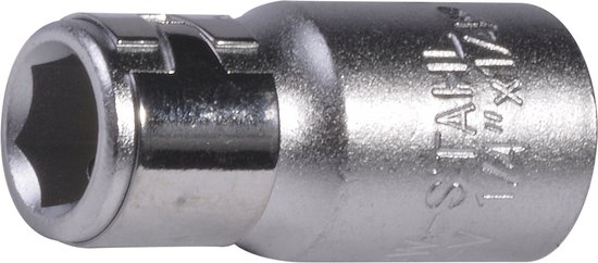 SW-Stahl 1/4 Inch Bit Adapter - Chrome Vanadium Adapter For 6-Point Screwdriver Bits (05400L)
