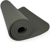 Padisport - Yoga Mat Extra Dik - Grijs - Yoga Mat Anti Slip - Yoga Matje - Yoga Mat Dik - Sport Mat - Sport Matje Fitness