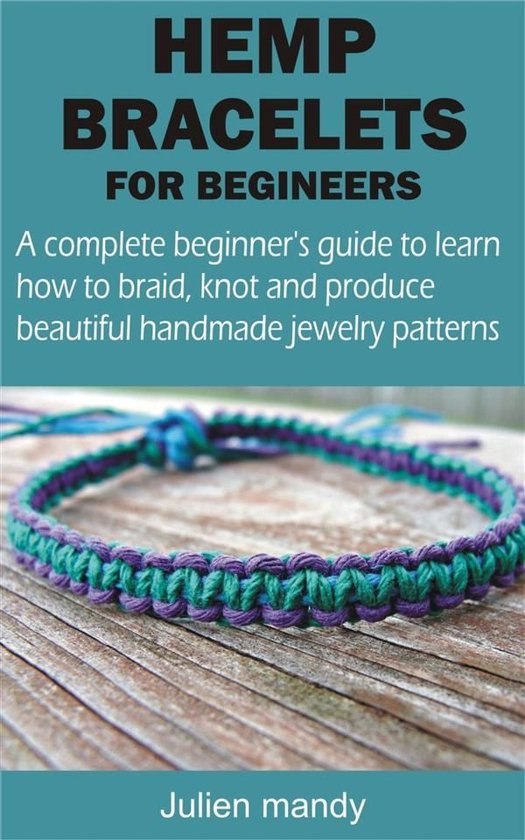 HEMP BRACELETS FOR BEGINNERS - cover