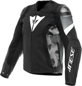 Dainese Avro 5 Leather Jacket Black White Anthracite 54 - Maat - Jas