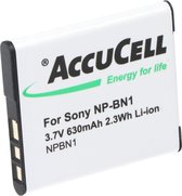 Batterie adaptée pour Sony NP-BN1 batterie type N pas de batterie d'origine 580-630mAh