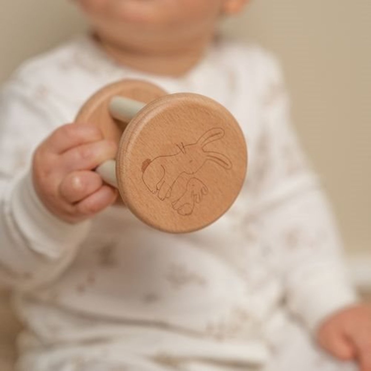 Little Dutch - Rollende Rammelaar FSC - Baby Bunny — afbeelding 9