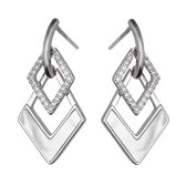 Zilver Oorbellen Dames - Zilveren Oorbellen Dames - Parelmoer oorbellen - Zilver 925 - Amona Jewelry