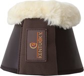 Kentucky Sheepskin Leather Overreach Boots Naturel - Bruin - Maat M