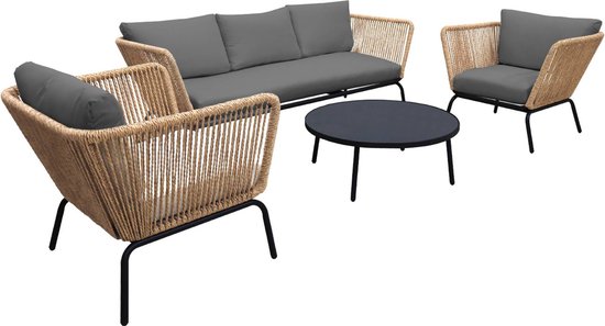 sweeek - Tuinmeubelset, singapour, 5 zitplaatsen