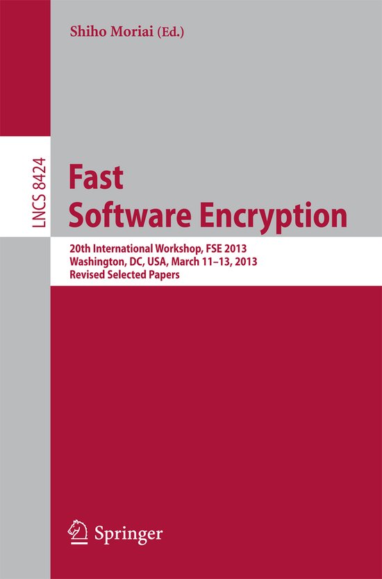 Fast Software Encryption - cover
