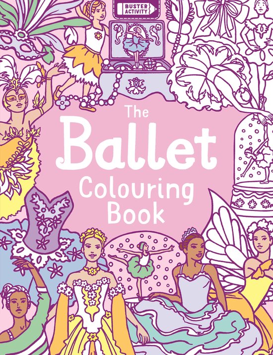 Ballerina Colouring Book - cover