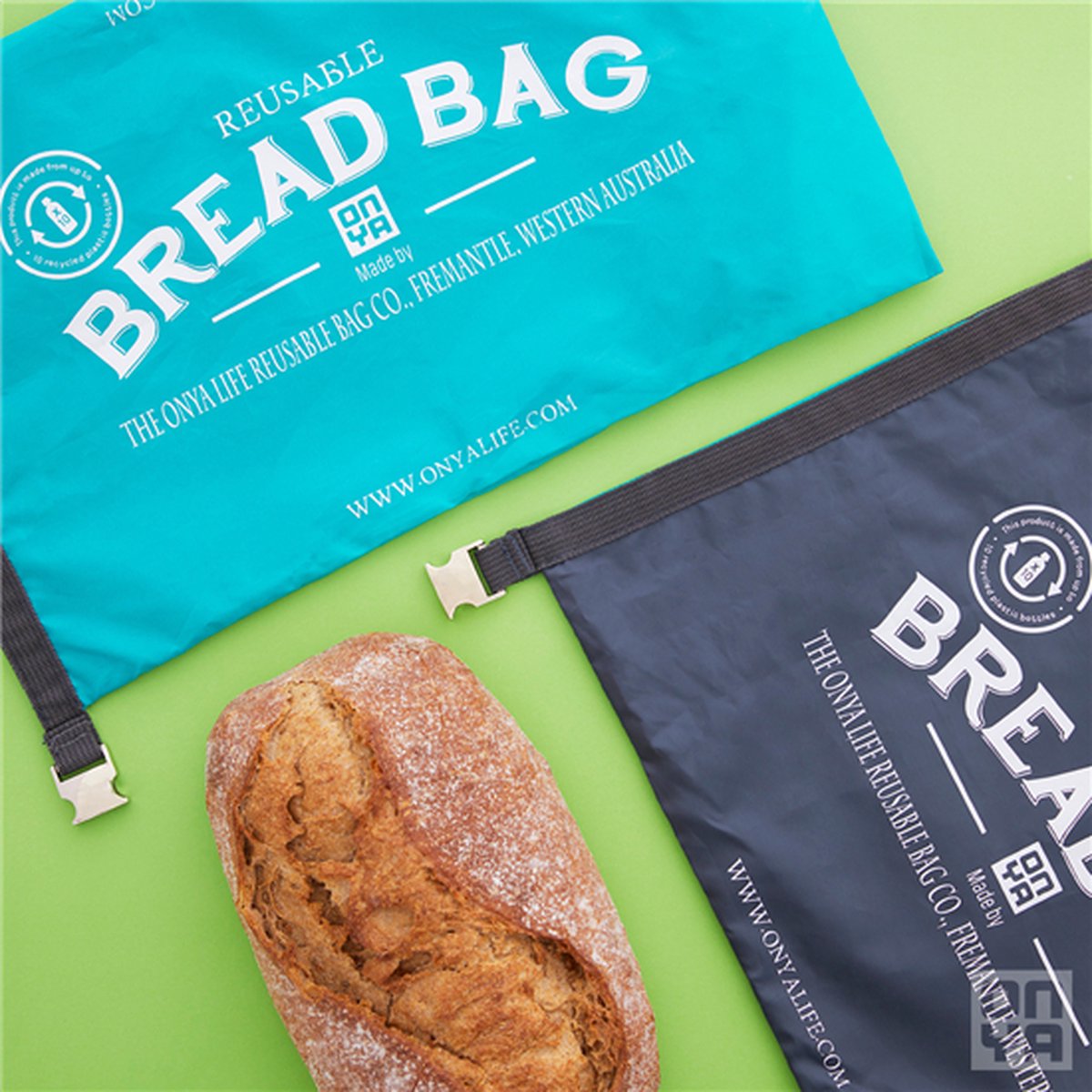 ONYA Reusable Bread Bag herbruikbare broodzak bol
