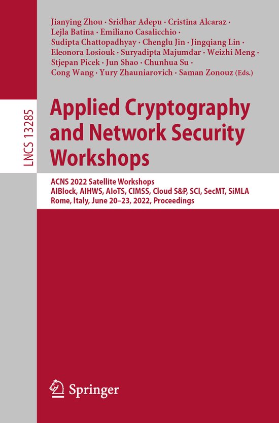 Lecture Notes in Computer Science13285- Applied Cryptography ... - cover