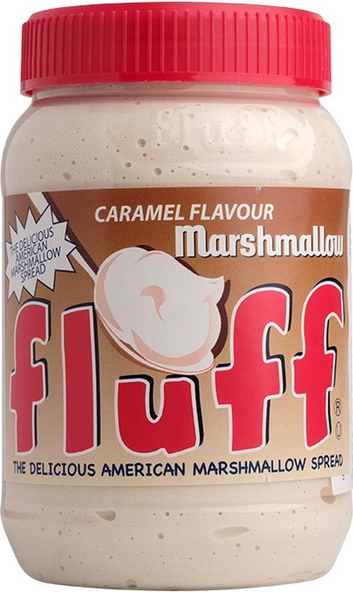 Multipak Marshmallow Fluff Spread Karamel (2x 213 gram) bol