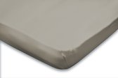 Drap Topper Eleganzzz en Hoeslaken - Champignon - Hoeslaken -housse 80/90 x 190/200 cm - Simple - 100 % Katoen - Topper - Draps housses