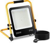 200W LED bouwlamp LED-spot met statief LED schijnwerper Waterdicht Statief Werklamp Floodlight IP66
