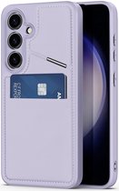 Dux Ducis - Telefoon Hoesje geschikt voor de Samsung Galaxy S24 - Rafi Mag Series - Back Cover - Paars