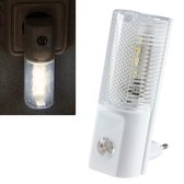 Veilleuse LED Q-Link - avec capteur de lumière - Lumière à capteur de prise - Lumière LED Wit - Capteur jour et nuit - Enfants et Adultes