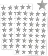 zilveren sterren stickers
