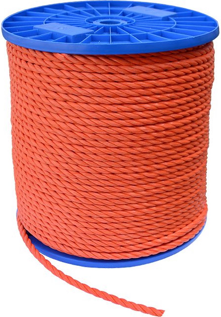 Brotuflex Touw PP, 10 mm. x 220 m. oranje