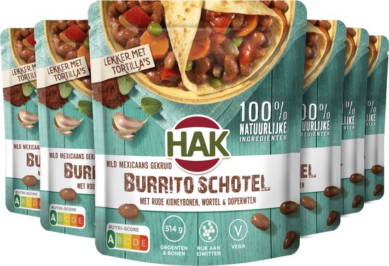 Hak Burritoschotel 6 x 550 gr