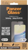 PanzerGlass Samsung Galaxy A15 4G/5G Ultra-Wide Fit Refresh with EasyAligner