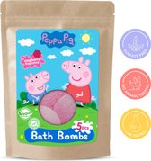 Peppa Pig Bruisballen voor Bad - Bruisballen Kind - Badbom - Bath Bombs - Bruisballen Kinderen - Badballen - Peppa Pig Speelgoed - 5 x 50 g - Frambozengeur - Vegan