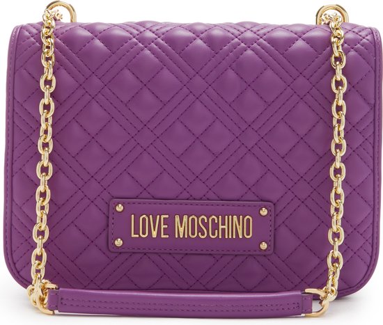 Love Moschino Quilted Bag Dames Handtas/Schoudertas Kunstleer - Paars