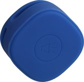 kwmobile clip compatibel met Apple AirTag - Siliconen houder in blauw - Hoesje met clip
