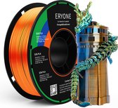 Eryone - Soie Tripel - Orange + Blue + Vert - Filament PLA - 1Kg 1.75mm - Pour imprimante 3D et stylo 3D - Oranje, Blauw et Vert