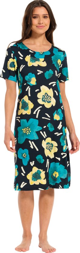 Pastunette Robe Femme Bloom - Blauw - Viscose - Taille 44